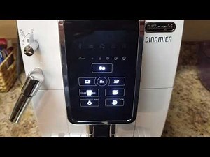 Making an Ice Coffee with my new Delonghi Dinamica