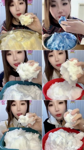 Only Bites Compilation - YY - Super Soft Shaved Ice - ICE EATING ASMR