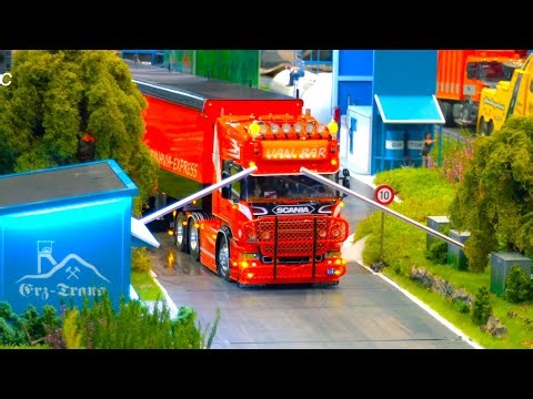 AMAZING RC TRUCK SHOW GERMANY I RC SCANIA FULLY LIGHTED RC TRUCK I RC DIGGER I