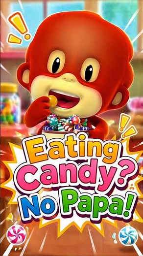 Eating candy? No, Papa! - Johny Johny Yes Papa - Jungle Friends Nursery Rhymes