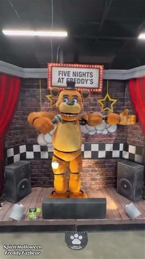 Freddy Fazbear Spirit Halloween! #fnaf #spirithalloween #freddyfazbear #animatronics # #halloween