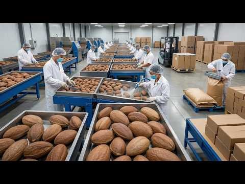 Secrets of How Brazil Nuts Are Cleaned & Packed for Export Revealed!