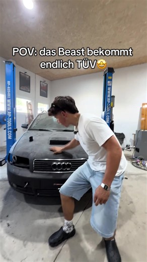 Das Beast hat endlich tüv bekommen 🤩🔥 #autos #cars #ostdeutschland #audi #pfuschambau
