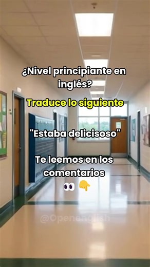 👀 ¿Nivel principiante en inglés? Vamos con uno fácil… o eso parece 😏 Déjanos tú comentario ✨