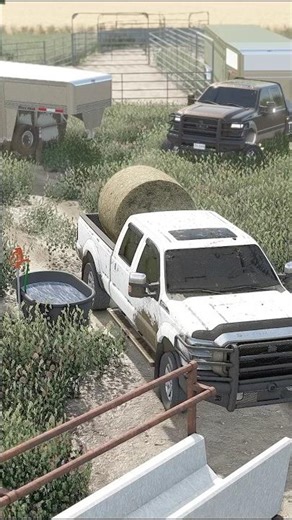 Of course bro uses a squatted truck 😭😭 #farmingsimulator #farmingsimulator25 #shorts