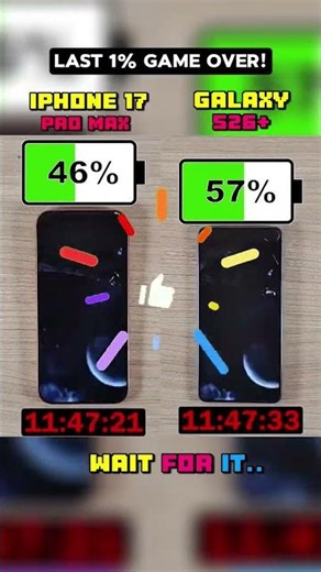 📱 IPHONE 17 PRO MAX vs GALAXY S26+ 🔋 BATTERY DRAIN TEST | ULTIMATE BATTERY LIFE COMPARISON!