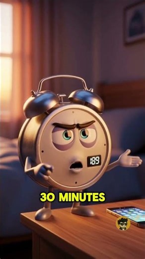 Alarm Clock frustrated but responsible