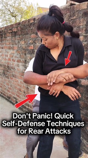 Self-Defense Secrets: Mastering the Rear Attack Escape #tutorial #kravmaga #martailarts