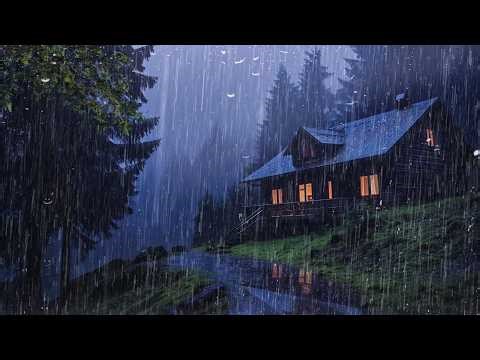 Fall Asleep With The Soothing Sounds Of Rain And Thunder | Deep Sleep FAST, End Insomnia, ASMR