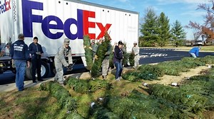 Trees for Troops donates Christmas trees to NC military families
