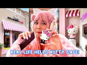 SUGARSTAR GOES TO HELLO KITTY CAFE IN REAL LIFE!