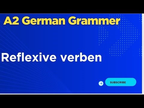 A2 German Grammer | Reflexive verben step-by-step crash course for beginners