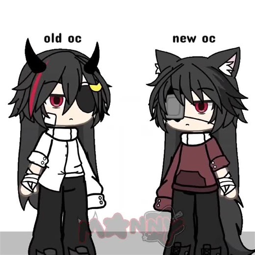 Nostalgic Gacha Tween Character Designs