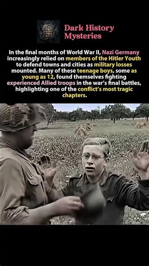 Hitler Youth in WWII: The Teenage Boys Sent to Germany’s Final Battles