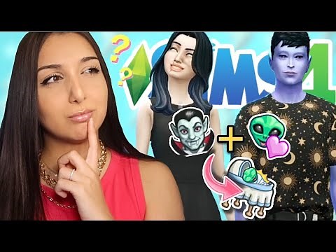 UN ALIEN QUI FAIT UN BÉBÉ AVEC UN VAMPIRE ÇA DONNE QUOI ? *challenge sims 4*