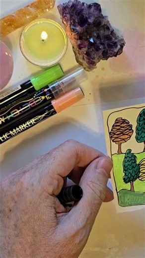 Can You Draw a Fall Tree in Under 10 Minutes?