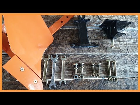 Cum se MONTEAZA / REGLEAZA Adaptorul si Plugul Fix RURIS | MOTOCULTOR / MOTOSAPA Ruris 731K acc