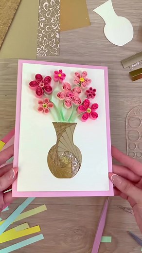 Iris Folding and Paper Quilling Art: Crafty Flower Creations