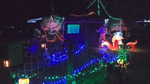A short video of the light show from our site decorating winner this weekend. | Buttonwood Campground