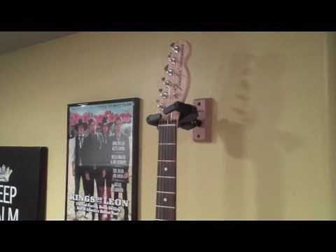 Guitar Wall Hangers: A simple demo of how to hang your guitar on the wall