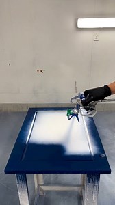 25K views · 435 reactions | An FF LP tip, paired with the #graco FinishPro GX 19 is a great combo for any finishing jobs, including cabinets, as @crossgrain327 is doing here, laying down this nice shade of blue. ・・・ Love the pop of Naval! . Paint- @centurionwood 2800 2K . Sprayer- Graco Contractor Sprayers GX19 airless with a 308 fine finish tip . #crossgrain #customcabinetry #cabinetshop #spraybooth #finishing | Graco Inc. | Facebook