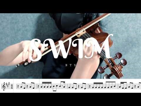 🎻 SWIM - BTS (Violin Cover with Sheet Music)