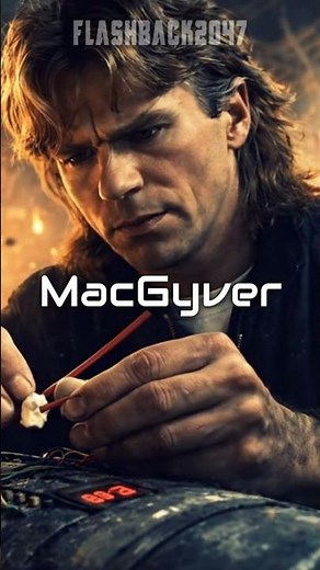 No weapons. Just intelligence. MacGyver Theme Goes Metal 🔥 ⚡ #MacGyver #SynthMetal #80sMusic