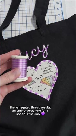 Variegated embroidery thread results! #embroiderybusiness