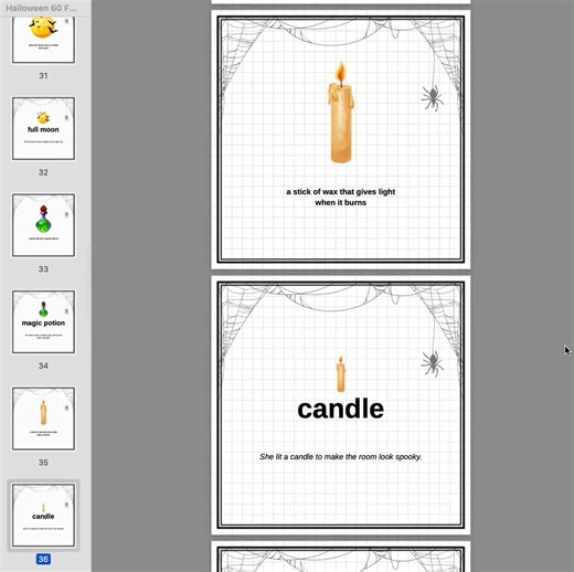 Halloween Flashcards | ESL Vocabulary, Phrasal Verbs & Idioms | Printable Classroom Resource for English Teachers | 60 Cards PDF - Etsy UK