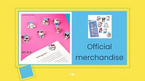 Hello Kitty Magnetic Bookmark Page Clip, School University Cute Reading Gifts (Blue 8 Pack)