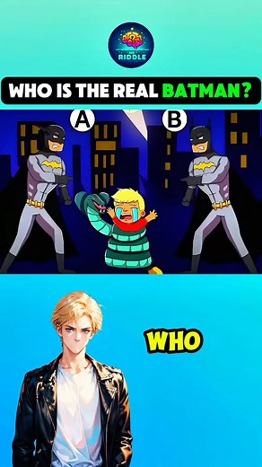 who is the real Batman? #riddles #foryoupages #foryoupage #riddle #riddlechallenge #riddlemethat #riddletime #riddleoftheday #potato #riddlemethis @topfans | WNM