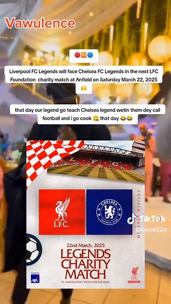 Liverpool Legends vs Chelsea Legends Charity Match 2025