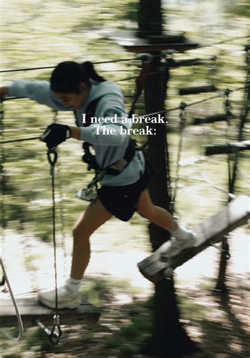 Need a break? We’ve got you. #treerunner #climb #zipline #fyp #adventure