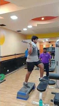 Barbell Step-Ups with Knee Drive | Build Powerful Legs, Glutes & Core 💪🔥