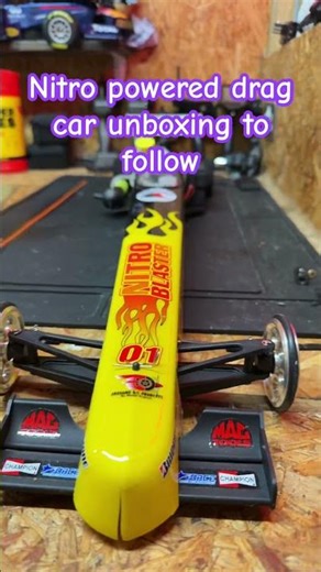 Nitro blaster rc drag car unboxing to come #short #rccar #nitro