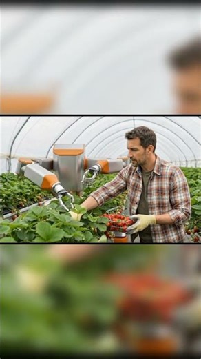 AI Meets Agriculture: Smart Robots Harvesting Fresh Crops 🤖🍓
