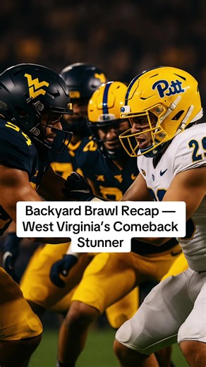 Backyard Brawl Recap: West Virginia’s Stunning Comeback