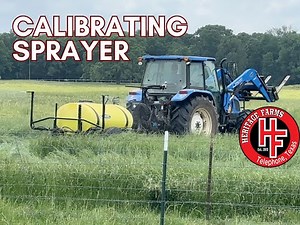 Calibrating The Ag Sprayer