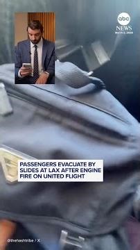 Emergency Plane Landing After Engine Fire