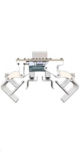 Simple But Genius Gripper Mechanism #solidworks #machine #cncsoftware #cnc #autocadblocks #mechanism