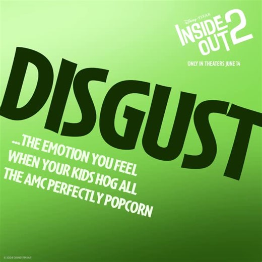 Embrace all the feels when you see Disney & Pixar's Inside Out 2 at AMC Theatres 6/14! https://amc.film/3RlrJvt | AMC Theatres