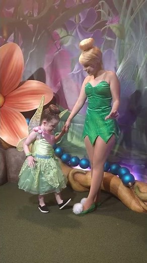 Meeting Tinkerbell - Walt Disney World November 2017