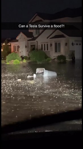 Can a Tesla Survive a flood?! #tesla | What's Inside?