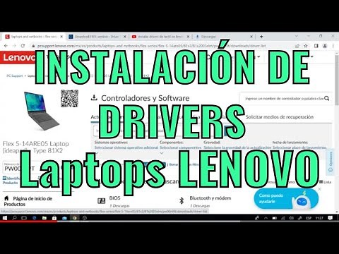 INSTALAR DRIVERS DE PANTALLA TACTIL Y TOUCHPAD LENOVO FLEX 5 FACIL 2022 | WillNetwork