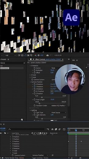 LOOK AT ME! Make Card Dance Effect ALWAYS face Camera in After Effects #shorts