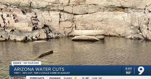 Tier 1 water shortage impacts Arizona agriculture