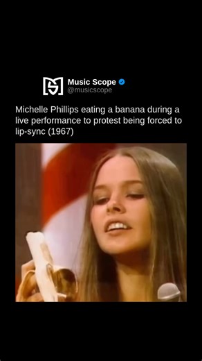 Michelle Phillips' Iconic Banana Protest on TV in 1967