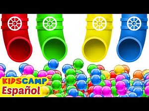 Children's Playground | Let's Make a Colorful Ball Pit! | Videos for Kids