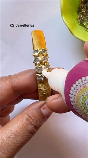 The Art of Making Silk Thread Bangles | Easy DIY | How to Make Silk Thread Bangles | #shorts