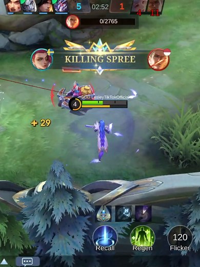 Tutorial Lawan MM Agresif di Early Game Lesley - Gameplay Hero MLBB